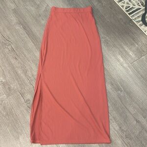 Shein Coral Maxi Skirt